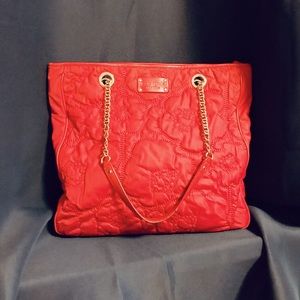 Kate Spade Soft Tote in Poppy w/ Gold Detailing
